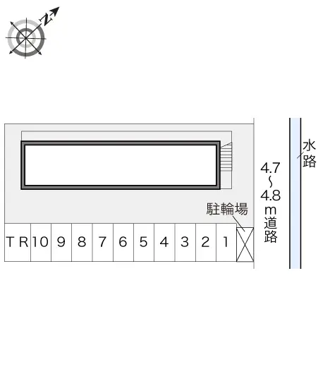 ★手数料０円★静岡市清水区庵原町 月極駐車場